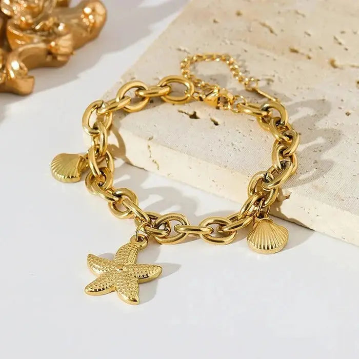 Anti-Tarnish Star-Themed Wraparound Bracelet for Women Vavya
