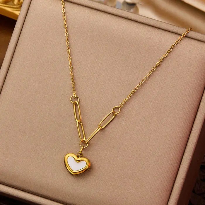 Minimalist Heart Charm Pendant | Gold-Plated Anti-Tarnish Jewelry Vavya