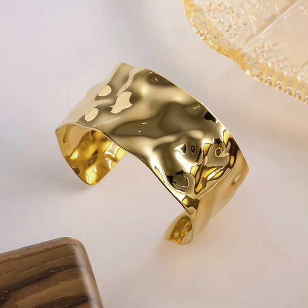Trendy Gold-Plated Bangle Cuff Bracelet for Daily & Party Wear