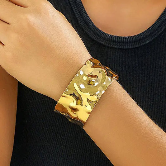 Trendy Gold-Plated Bangle Cuff Bracelet for Daily & Party Wear Vavya
