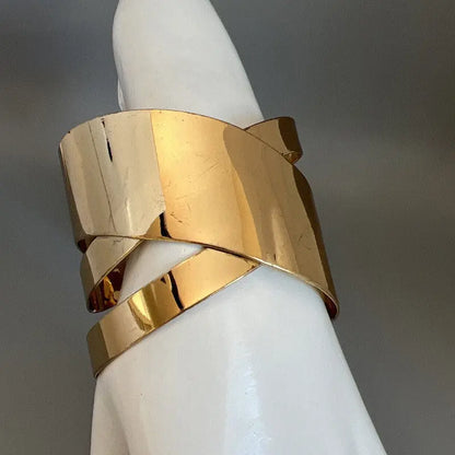 Elegant Gold-Plated Open Cuff Bangle for Women and Girls Vavya