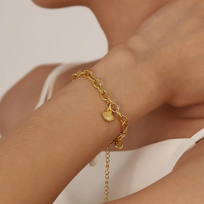Anti-Tarnish Star-Themed Wraparound Bracelet for Women