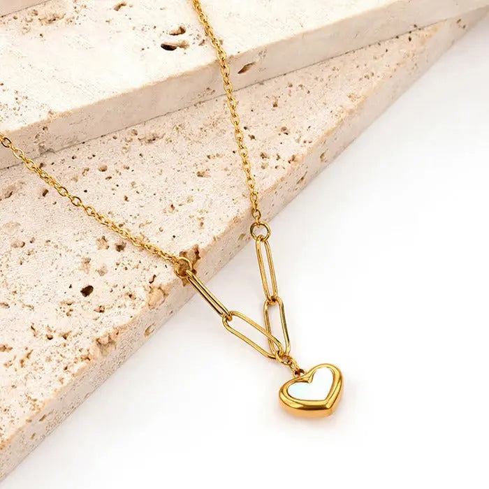Minimalist Heart Charm Pendant | Gold-Plated Anti-Tarnish Jewelry Vavya